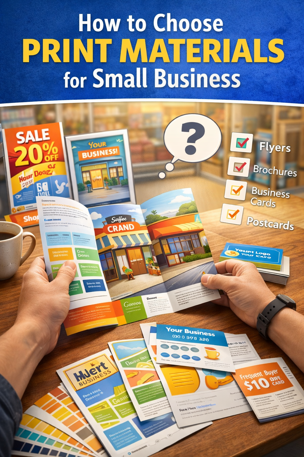 How To Choose Print Materials For Small Business